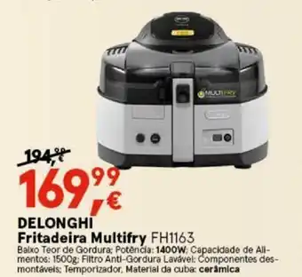 Worten Delonghi Fritadeira Multifry promoção