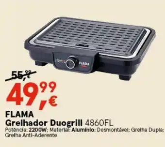 Worten Flama Grelhador Duogrill promoção