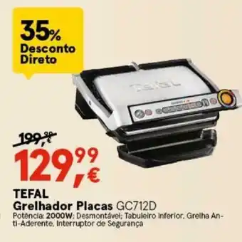 Worten Tefal Grelhador Placas promoção