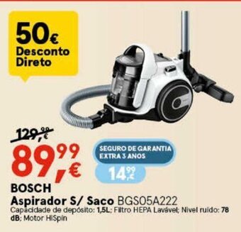 Bosch Aspirador S/ Saco