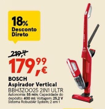 Worten Bosch Aspirador Vertical promoção