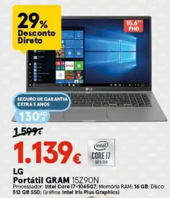 Worten LG - Portátil Gram promoção
