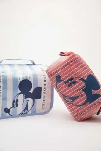 Neceser grande rayas mickey mouse