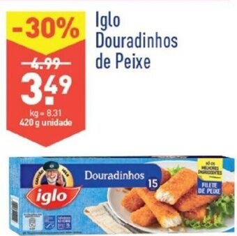 ALDI Iglo Douradinhos de Peixe 420g promoção