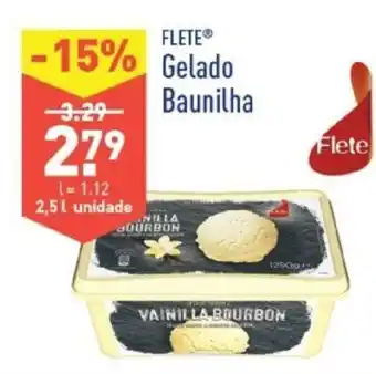ALDI Flete Gelado Baunilha 2,5L promoção