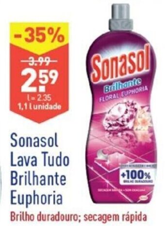 Sonasol Lava Tudo Brilhante Euphoria 1,1L