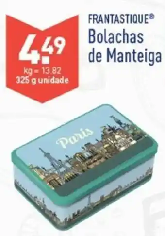 ALDI Frantastique Bolachas de Manteiga 325g promoção
