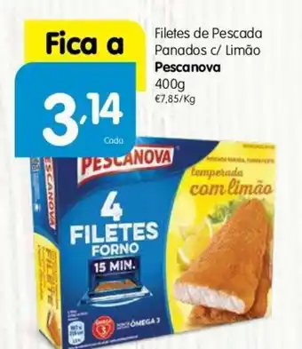 Minipreço Filetes de Pescada Panados c/ limao Pescanova 400g promoção