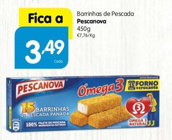 Minipreço Barrinhas de Pescada Pescanova 450g promoção