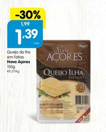 Minipreço Queijo da Ilha em fatias Nova Acores 150g promoção