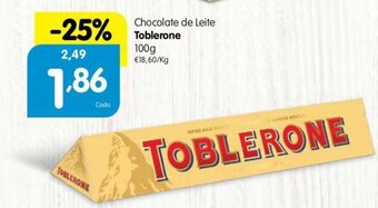 Minipreço Chocolate de leite Toblerone 100g promoção