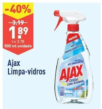 ALDI Limpador de vidro ajax promoção