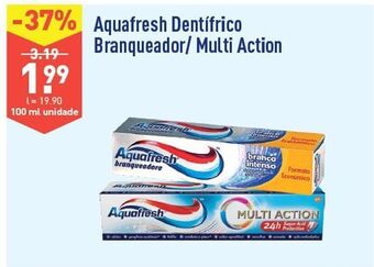 ALDI Pasta de dentes aquafresh promoção