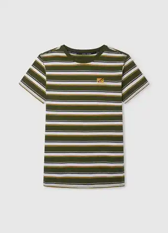 Pepe Jeans T-shirt riscas estampadas raymond promoção