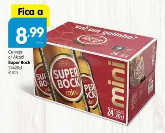 Minipreço Cerveja c/ Alcool Super Bock 24 x 20cl promoção
