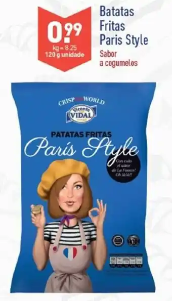 ALDI Batatas Fritas Paris Style 120g promoção