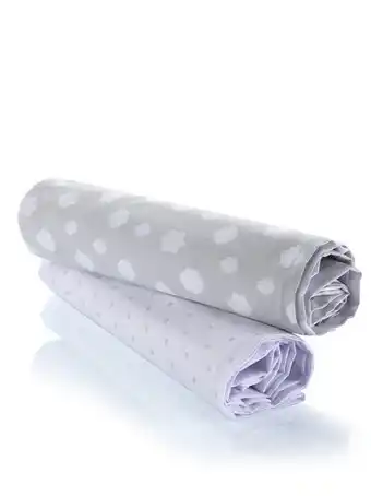 Pacote de 2 peças de lençóis com elástico - prénatal