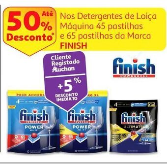 Auchan Det. loiça máquina finish promoção