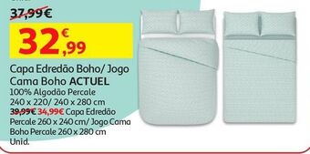 Auchan Capa de edredão boho actuel promoção