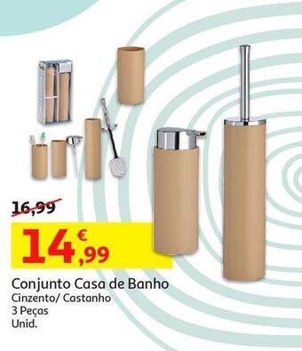 Auchan Conj casa banho promoção