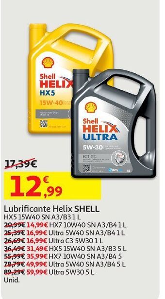 Auchan Lubrificante helix ultra shell promoção