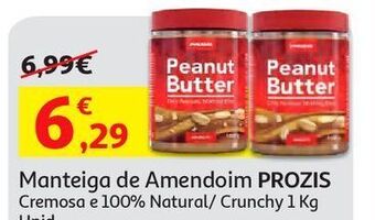 Auchan Manteiga amendoim prozis promoção