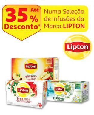 Auchan Infusões de frutos lipton promoção