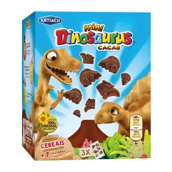 ALDI Artiach bolachas mini dino cacau promoção