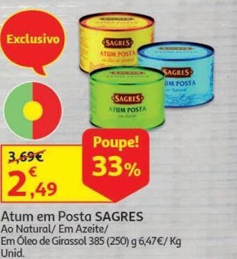 Auchan Atum em posta sagres promoção