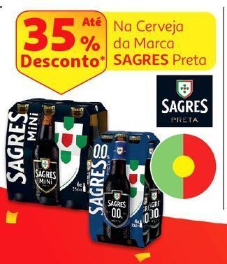 Auchan Cerveja preta sagres promoção