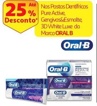 Auchan Pasta dentrifica oral b promoção