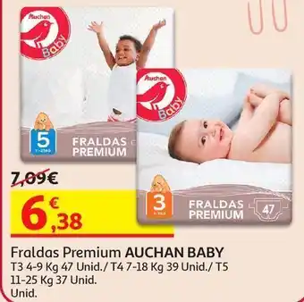 Auchan Fraldas premium auchan baby promoção