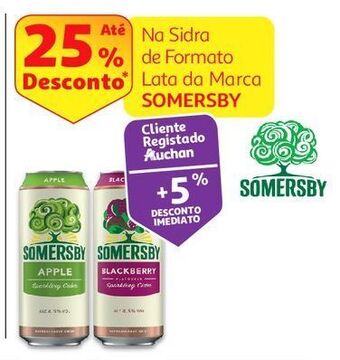 Auchan Sidra somersby promoção
