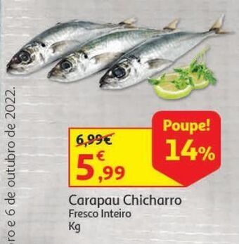 Carapau chicharro fresco inteiro kg