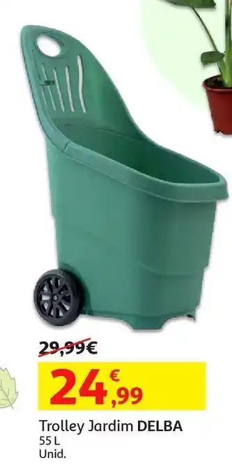 Auchan Trolley jardim delba:55l promoção