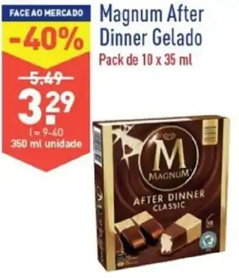 ALDI Magnum After Dinner Gelado 10x35ml promoção