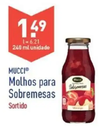 ALDI Mucci Molhos para Sobremesas 260ml promoção