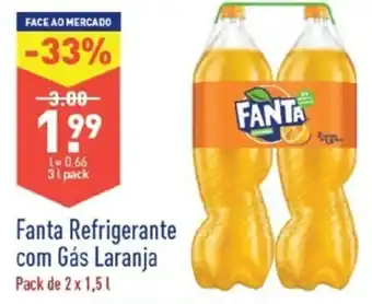 ALDI Fanta Refrigerante com Gás Laranja 2x1,5L promoção