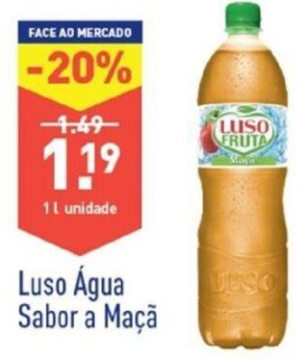 ALDI Luso Água Sabor a Maça 1L promoção
