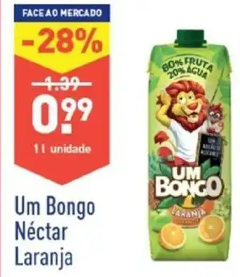 ALDI Um Bongo Néctar Laranja 1L promoção
