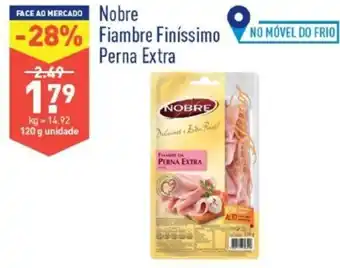 ALDI Nobre Fiambre Finíssimo Perna Extra 120g promoção