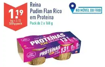 ALDI Reina Pudim Flan Rico em Proteína 2x160g promoção