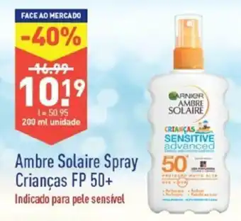 Ambre Solaire Spray Crianças FP 50+ 200ml