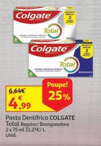 Auchan Pasta dentifrica colgate promoção