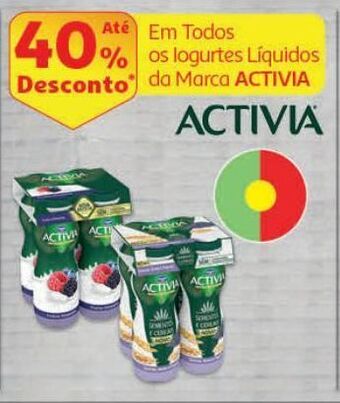 Auchan Bifidus líquido activia promoção