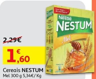 Auchan Cereais nestum:mel 300 g promoção