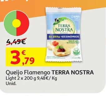 Auchan Queijo flamengo terra nostra promoção