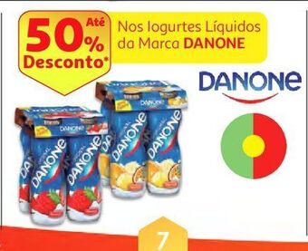 Auchan Iogurte líquido danone promoção