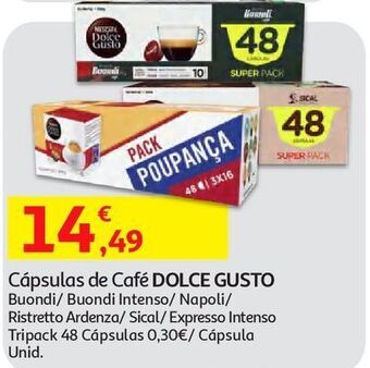Auchan Cápsulas dolce gusto promoção