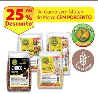 Auchan Cereais cem porcento promoção